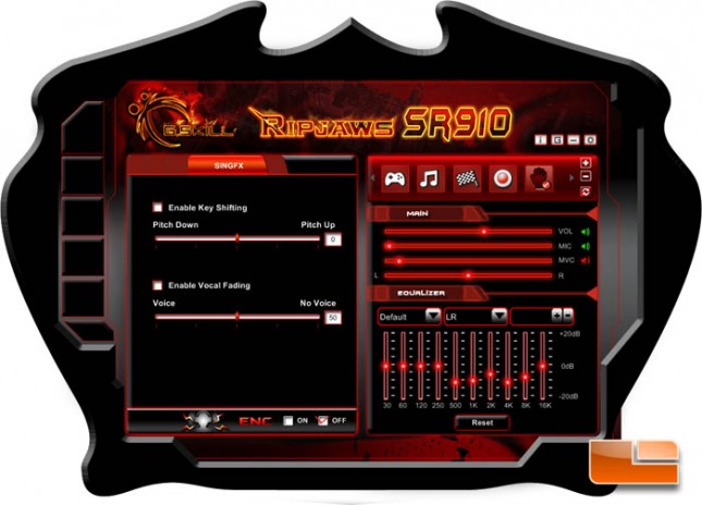 G.SKILL SR910 Software