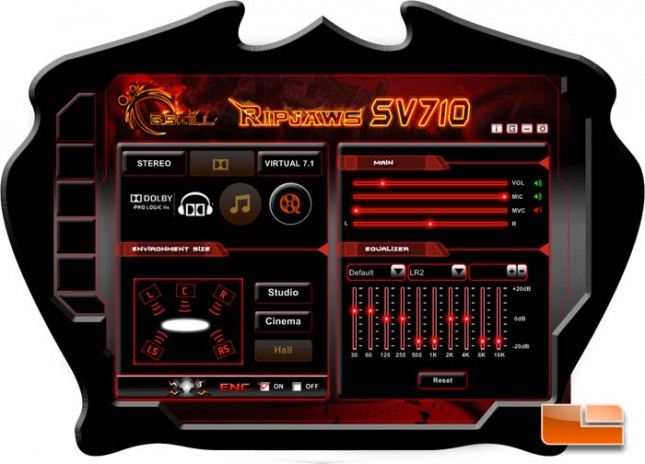 G.SKILL SV710 Software