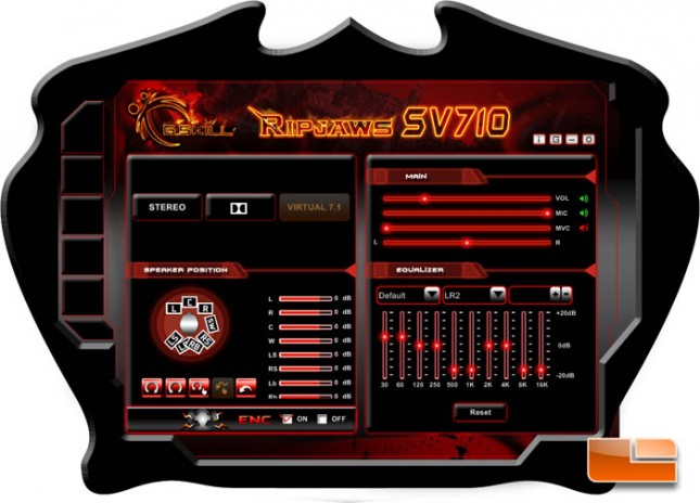 G.SKILL SV710 Software