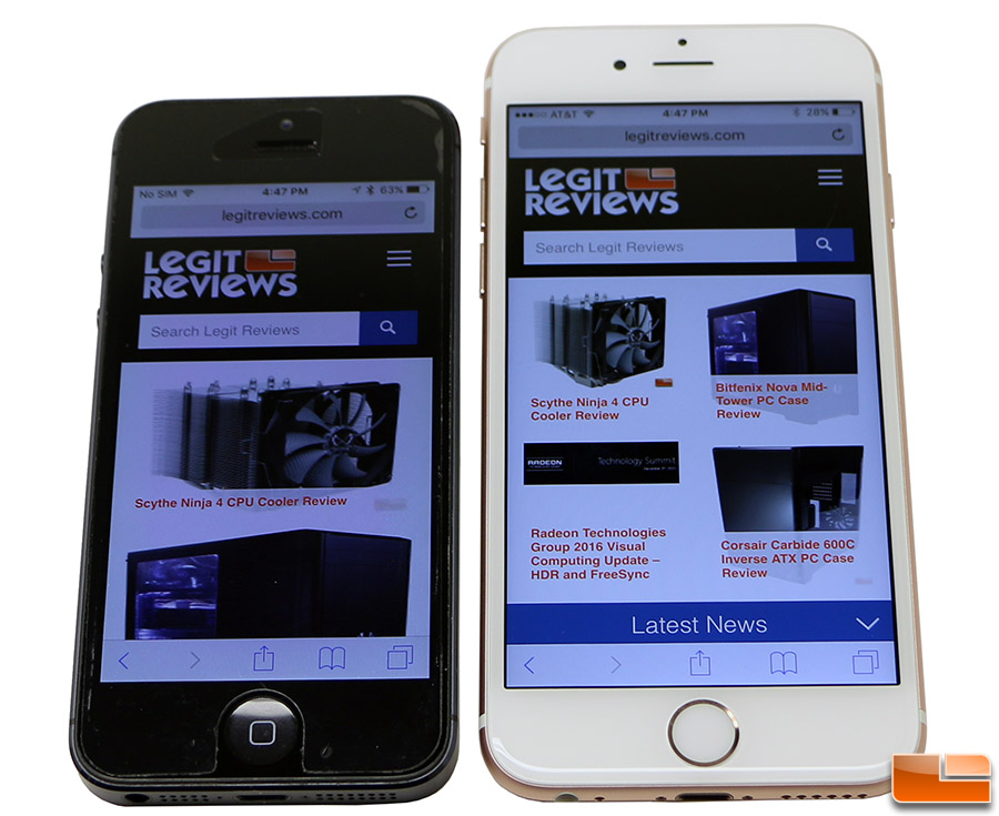 kennisgeving Omdat Wijzer Apple iPhone 6S Review - iPhone 6S Versus iPhone 5 - Legit Reviews