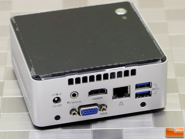 Intel NUC NUC5PGYH Rear I/O Panel