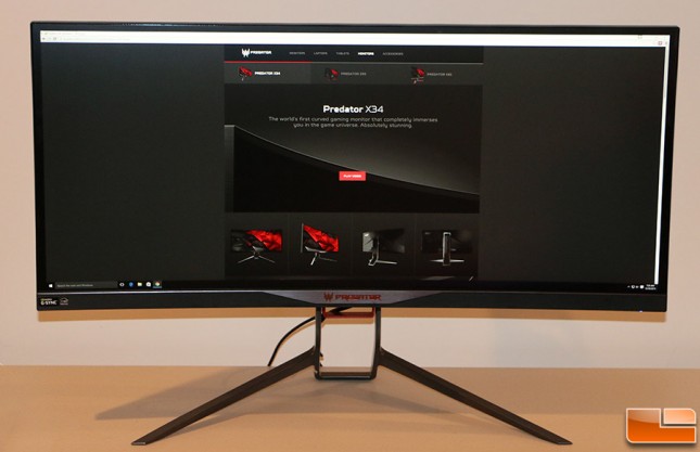 Predator X34 Front