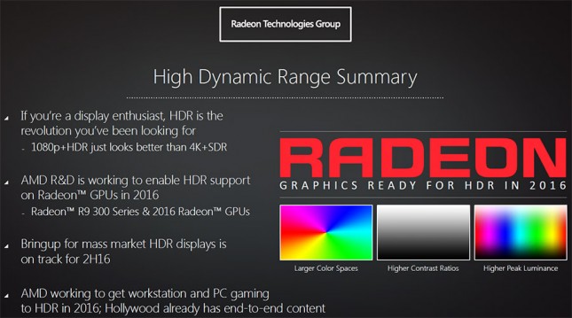 Radeon HDR 2016