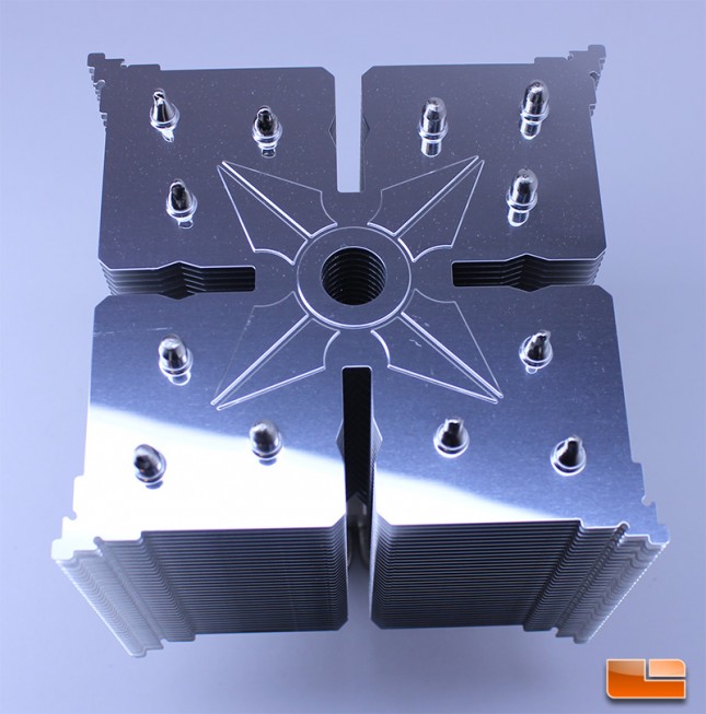 Top of Scythe Ninja 4 heatsink