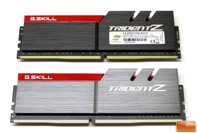 G.SKILL TridentZ Series 8GB (2 x 4GB) 288-Pin DDR4 SDRAM DDR4 3000 (PC4 24000) Intel Z170 Platform / Intel X99 Platform Desktop Memory Model F4-3000C15D-8GTZB (1) compare G.SKILL TridentZ Series 8GB 4000MHz DDR4 Memory Kit