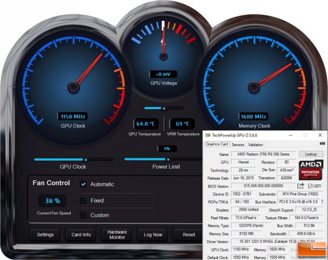 Radeon R9 390 Overclock