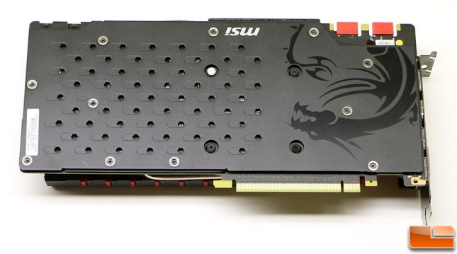 MSI GeForce GTX 980 Ti Gaming OC Back