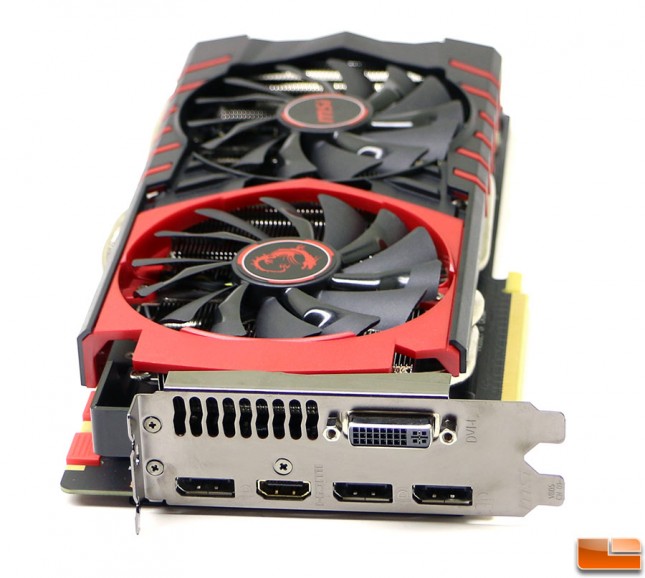 MSI GeForce GTX 980 Ti Gaming Video Outputs