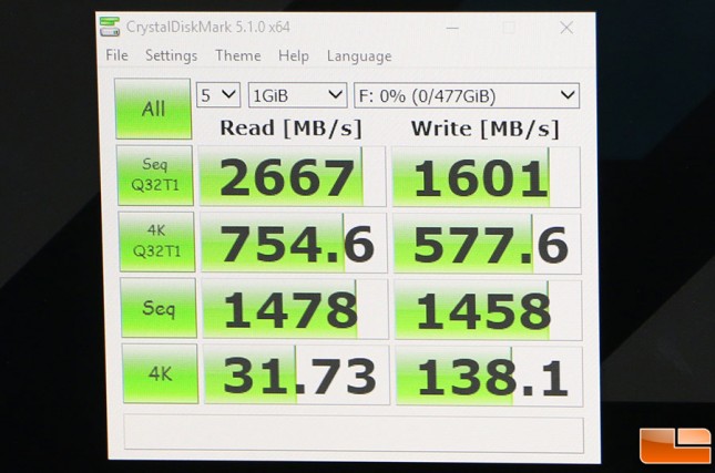 OCZ RevoDrive 400 CrystlDiskMark