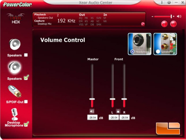 PowerColor Devil HDX Software