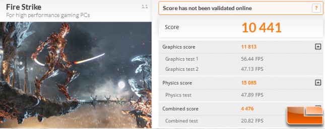 GTX 970 3DMark Stock