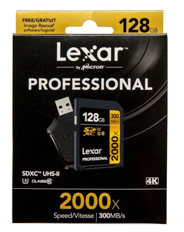 Lexar Professional 2000x 128GB SDXC
