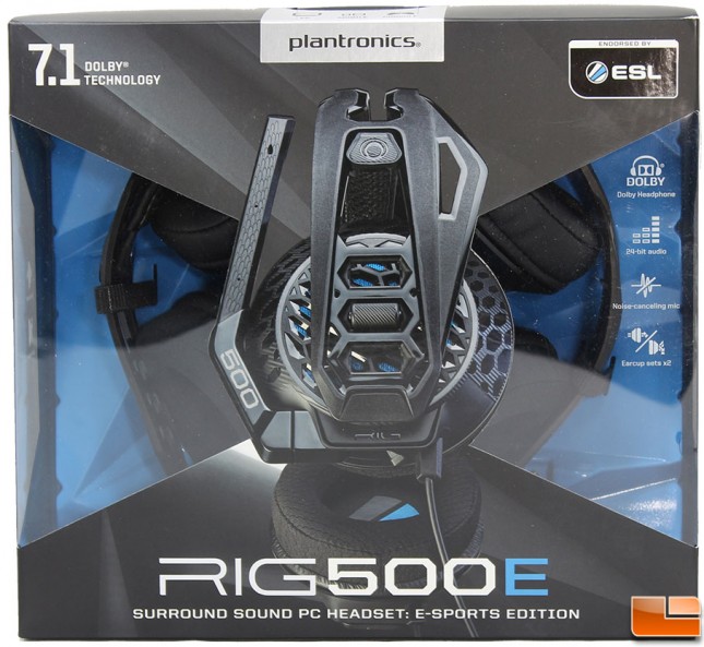 Plantronics RIG 500E Packaging Front