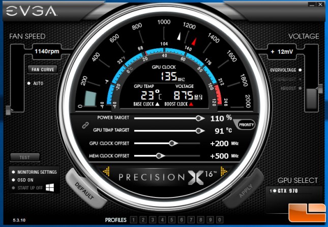 EVGA Precision Overclock