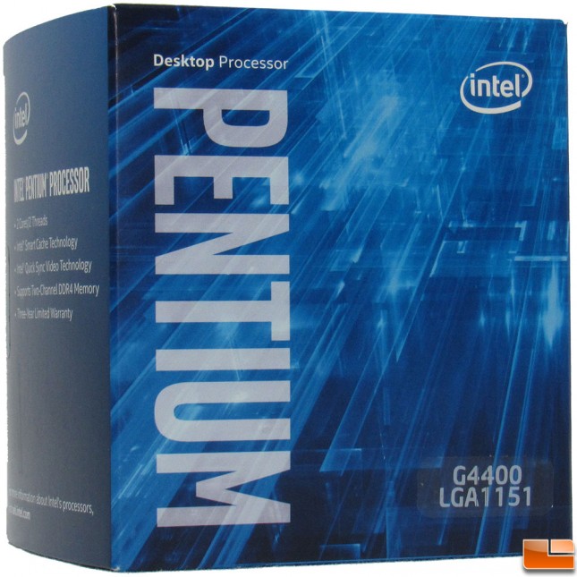 Intel Pentium G4400 Box