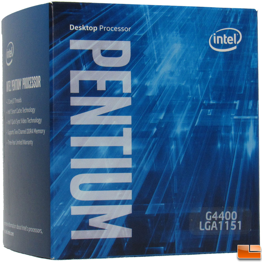 intel Pentium G4400