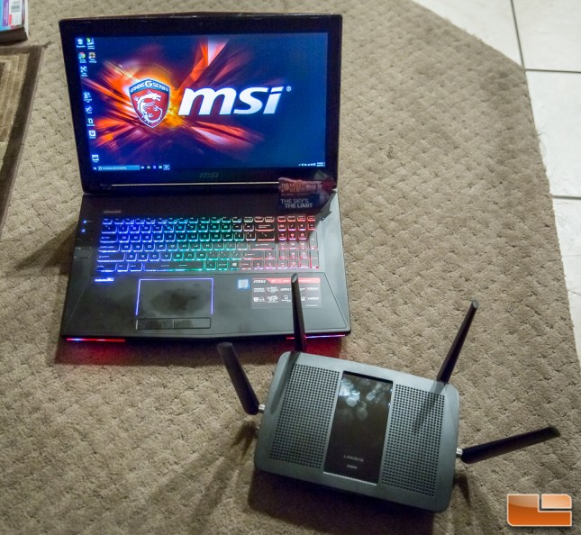 MSI GT72 & Linksys EA8500