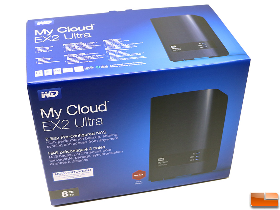 Diskless WD WDBVBZ0000NCH-EESN My Cloud EX2 Ultra Network Attached Storage