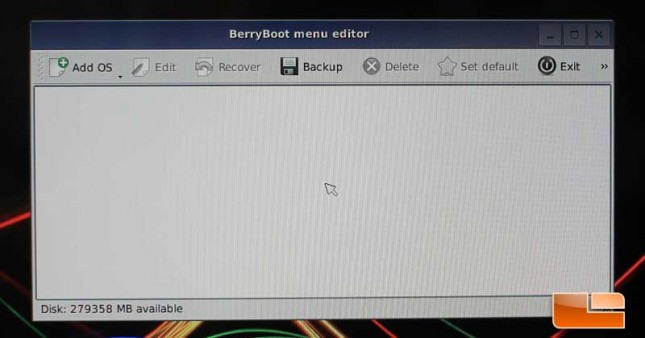 WD PiDrive BerryBoot Step 8