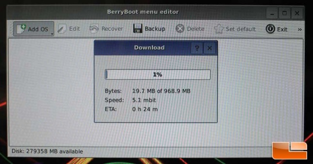 WD PiDrive BerryBoot Step 11