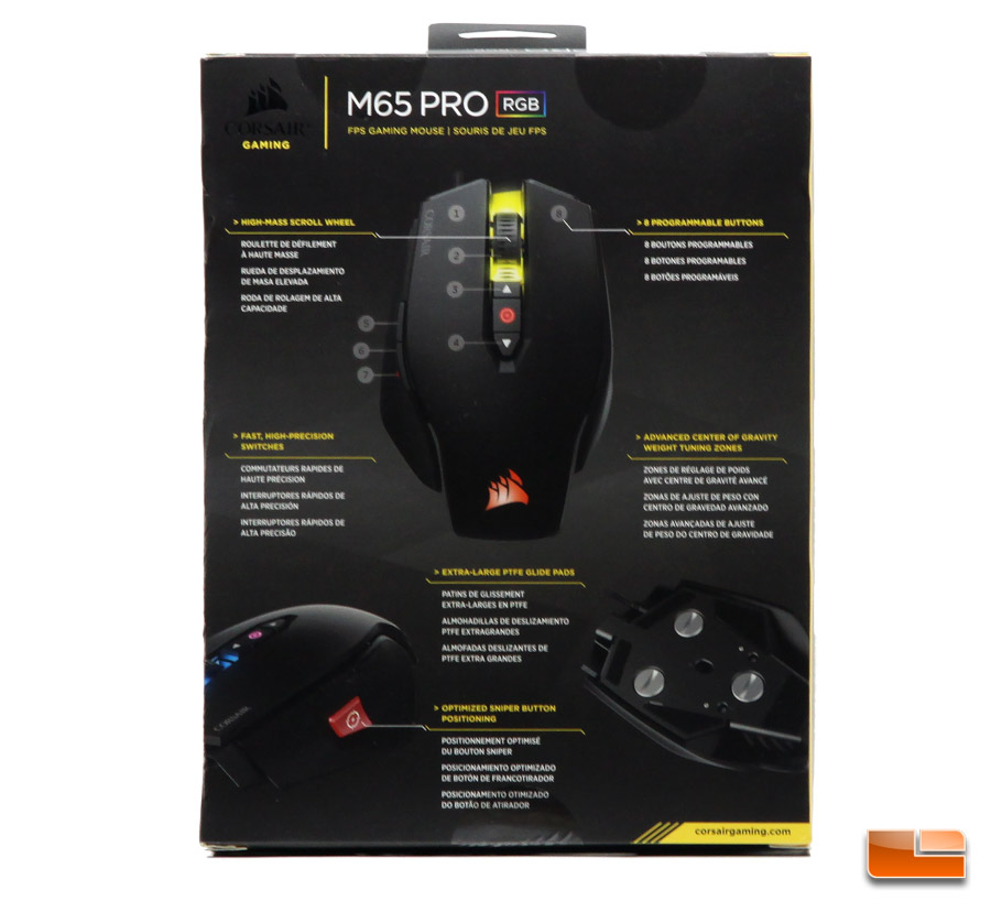 Stereotype tro Rationel Corsair Gaming M65 PRO RGB Gaming Mouse – What's New to Review? - Legit  Reviews