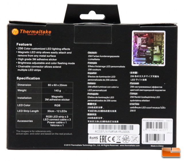 Thermaltake Lumi Color 256C 