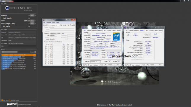 Intel Core i7-6950x at 4500mhz