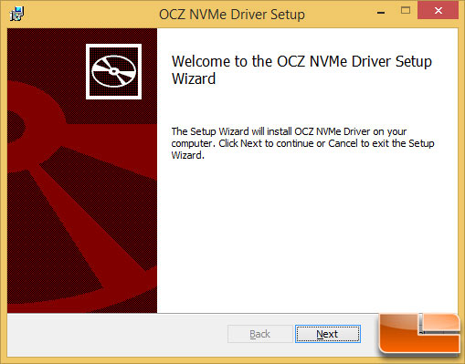 OCZ NVMe Driver