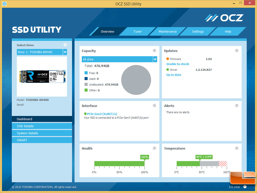 badning håndflade Afhængig Toshiba OCZ RD400 M.2 PCIe NVMe SSD Review - 512GB - Page 2 of 10 - Legit  Reviews