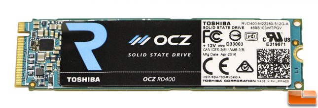 Toshiba-OCZ RD400 512GB M.2 PCIe SSD