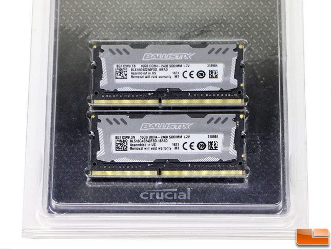 Crucial Ballistix Sport LT SODIMM Kit