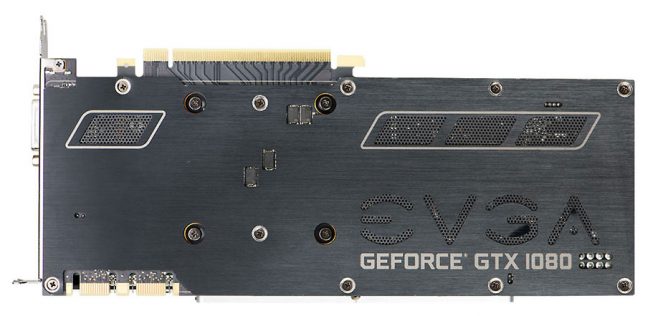 EVGA GeForce GTX 1080 SC Backplate