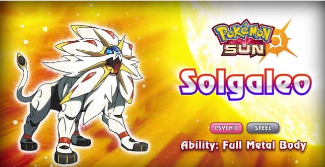 Nintendo Pokemon Solgaleo