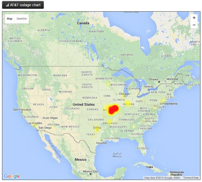 AT&T Missouri Outage