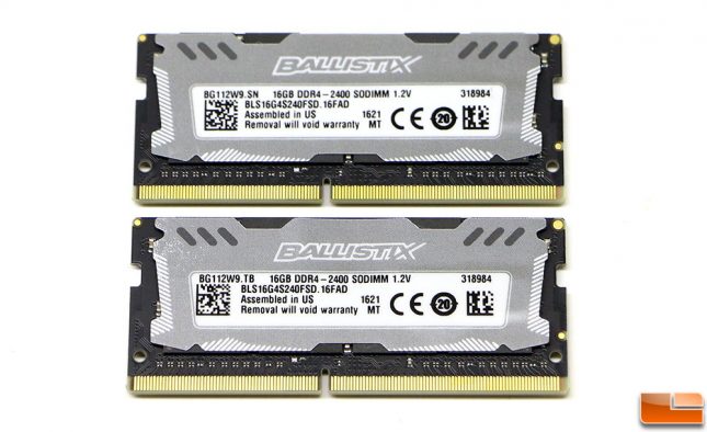 Crucial Ballistix Sport LT 2400MHz DDR4 SODIMM