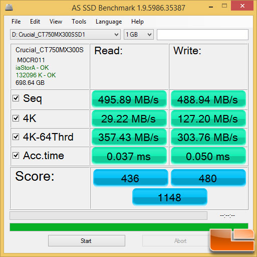 Crucial MX300 750GB SSD ASSSD
