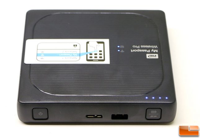 WD My Passport Wireless Pro USB Ports