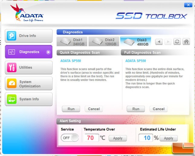 ADATA SSD Toolbox