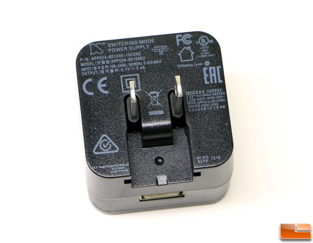 2.4A Travel Charge Adapter