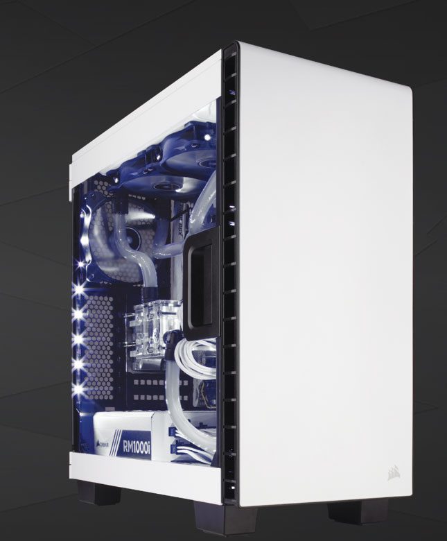 Corsair Carbide 400C White and PSU