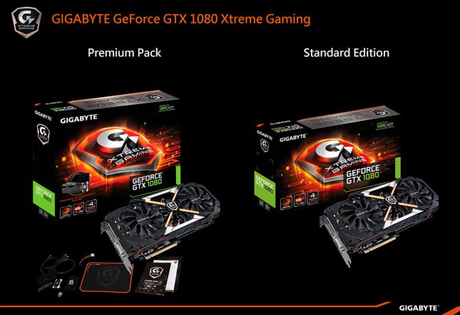 Gigabyte NVIDIA 1080 Xtreme Gaming Models