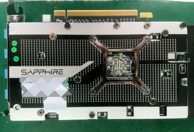 Sapphire Radeon RX 470 Graphics Card Backplate