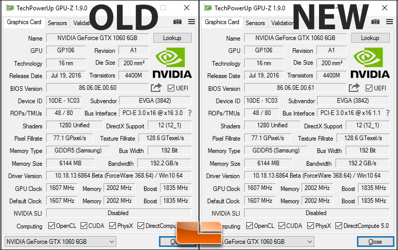 blanding Hjemløs Slibende NVIDIA and EVGA GeForce GTX 1060 Video Card Review - Page 11 of 14 - Legit  Reviews