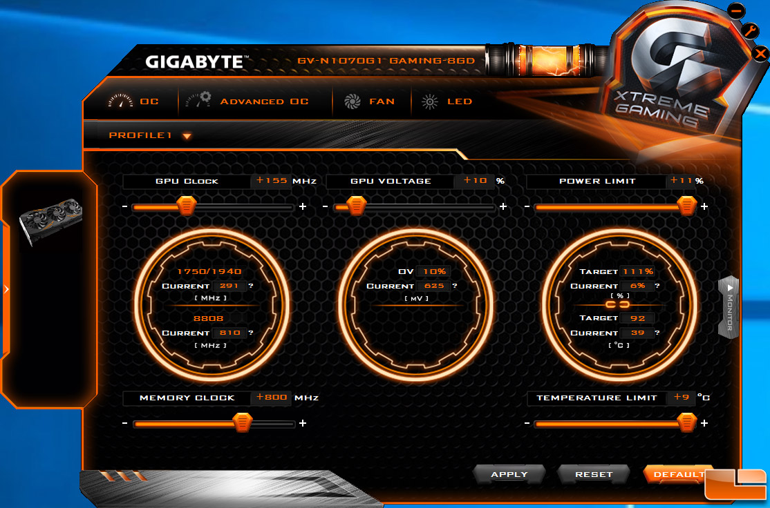 Gigabyte GeForce GTX 1070 G1 Gaming Video Card Review - Page 11 of