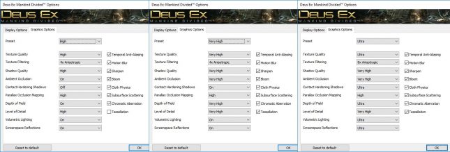 Deus Ex: Mankind Divided Image Quality Settings