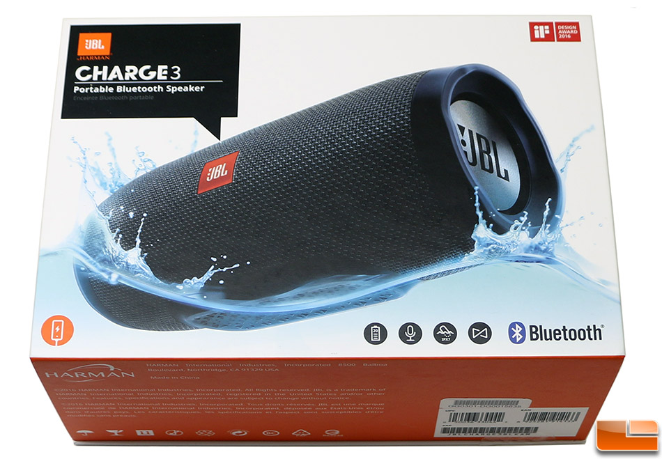 pust bidragyder alligevel JBL Charge 3 Bluetooth Speaker Review - Legit Reviews
