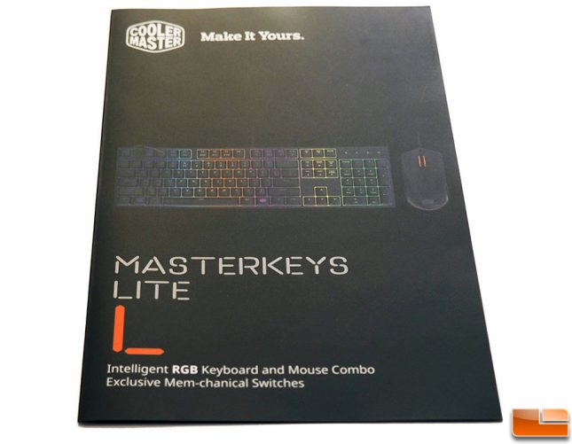 Masterkeys Lite L Combo Manual