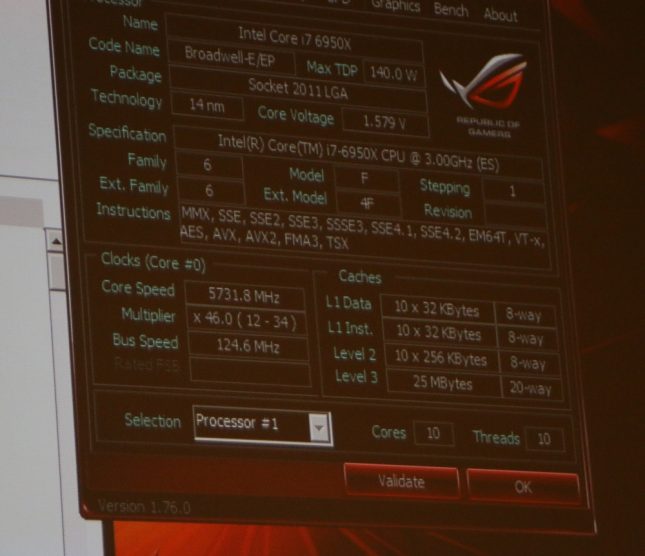 Core i7-6950X Overclock