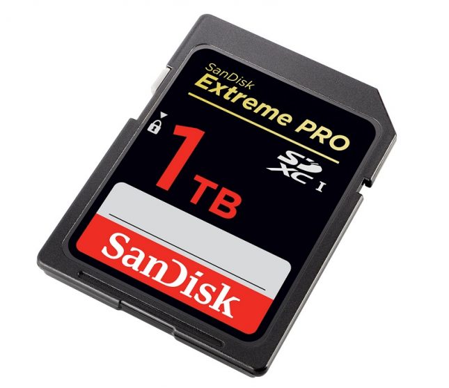 SanDisk Extreme Pro 1TB SDXC Memory Card