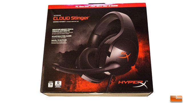 HyperX Cloud Stinger Packaging